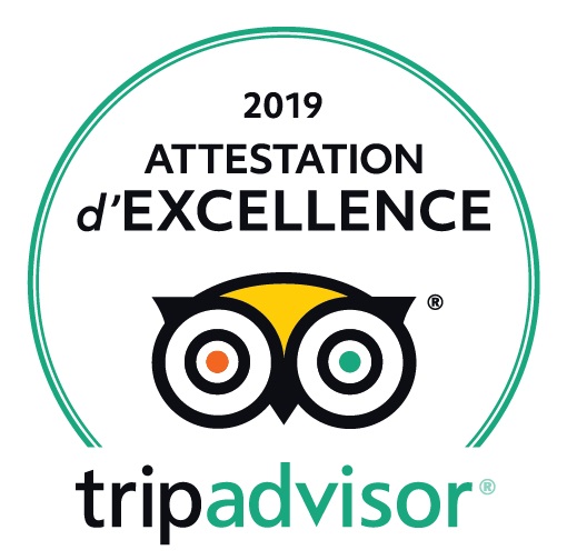 attestation d'excellence 2019 trip advisor