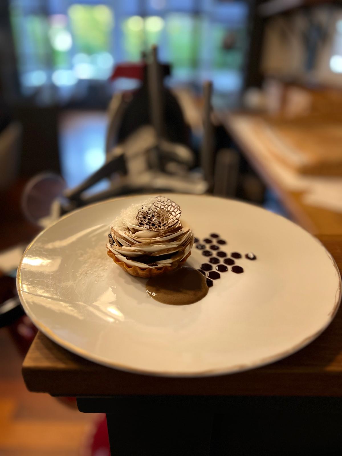 Tartelette aux champignons à La Chaumière